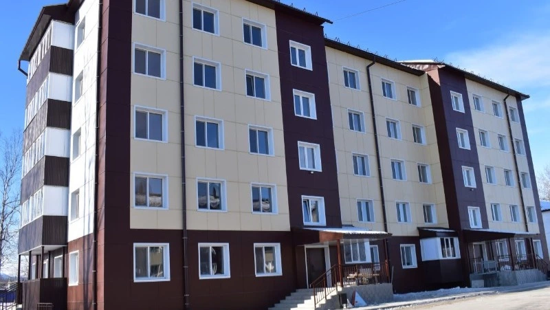 Завершается строительство новых домов по улице Ленина