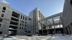 Продолжается масштабное строительство научно-образовательного центра кампуса «Сахалин-Тех». 