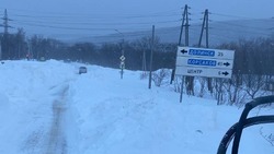 Движение на всех дорогах Сахалинской области возобновится 29 января