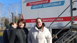 На территории парка "МИР" функционировал мобильный медицинский комплекс