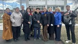 Участника трудового фронта поздравили с наступающим Днём Победы